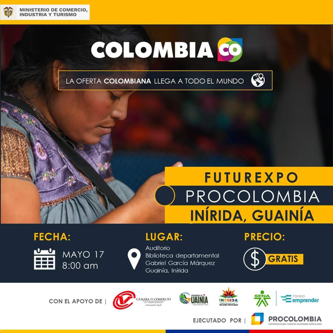 Jhazzbleidy's tweet photo. Llegamos a las regiones @PROCOLOMBIACO ven y conoce heramientas y oportunidades para expandir su negocio y el caso exitoso de exportación de la empresa #LiwiFloreterna estaremos en #Inirida #LasRegionesExportan @CCVillavicencio https://t.co/4Cl5vZqb8T