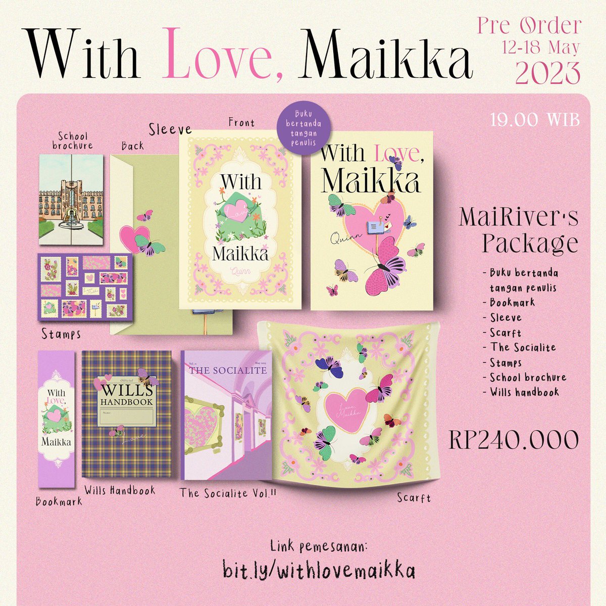 Bukune's tweet image. Too cute too handle!!! 🦋💌🍬📫💗

Semua pilihan paket “With Love, Maikka” by @sunsteIIar gemas dan lucu polll. Yakin deh kalau kelewatan PO-nya, jangan nangis ya. 🤭🤭

Sudah tahu mau beli yang mana? Drop benefit yang kalian incer di bawah👇🏻👇🏻
#WithLoveMaikka