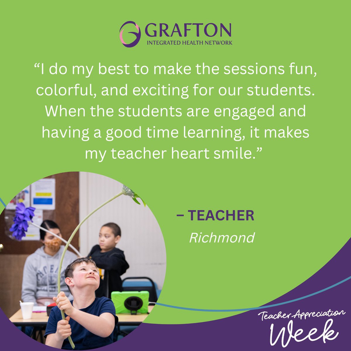 GraftonNetwork's tweet photo. Let's hear it for our teachers! It's National Teacher Appreciation Week, and WOW do we have some great ones at @GraftonNetwork. THE BEST! https://t.co/INAvyw28HL