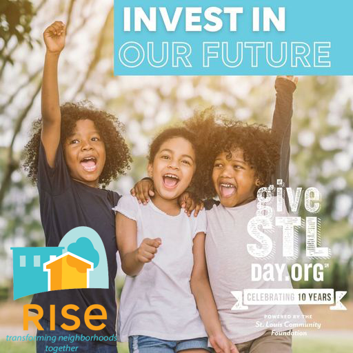 ONLY 1 day remaining until #GiveStlDay!!! Invest in the future of affordable housing and community development for the region and those who live here by investing in Rise tomorrow!  Check out our profile now to prepare at givestl.org/risestl
<a href="/StLouisGives/">St. Louis Community Foundation</a>
#stlmo