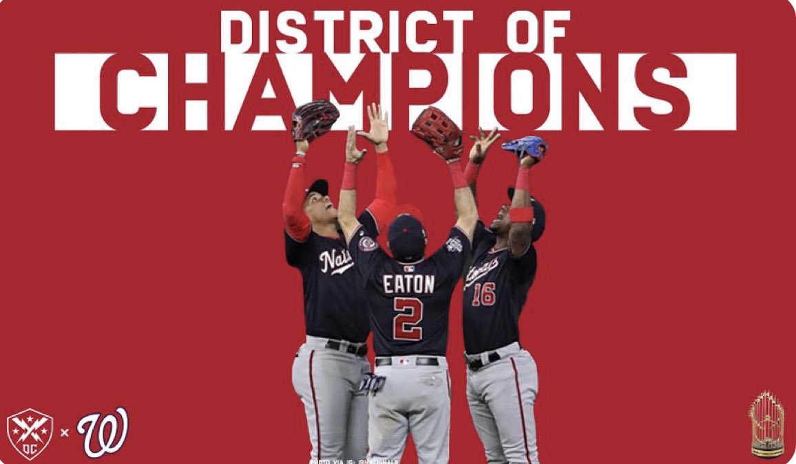 𝗗𝗖 𝗽𝗿𝗼 𝘀𝗽𝗼𝗿𝘁𝘀 𝗰𝗵𝗮𝗺𝗽𝗶𝗼𝗻𝘀𝗵𝗶𝗽𝘀: 

Spirit 2021 
Nationals 2019
Mystics 2019
Capitals 2018
United 1996, 97, 99, 2004
Redskins 1937, 42, 82, 87, 91
Bullets 1978
Senators 1924

𝗡𝗘𝗫𝗧 𝗨𝗣: 𝗗𝗲𝗳𝗲𝗻𝗱𝗲𝗿𝘀 𝟮𝟬𝟮𝟯
#DefendDC 🛡️