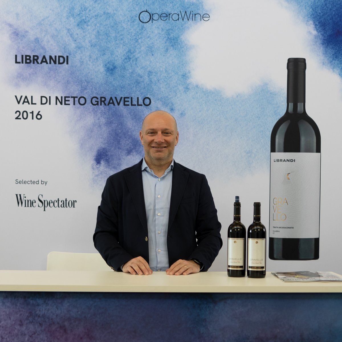 Librandi is one of the great Italian producers selected by Wine Spectator for #operawine2023. They presented Val di Neto Gravello 2016 during the Grand Tasting. Congratulations! <a href="/LibrandiWine/">Librandi</a>  
<a href="/steviekim222/">Stevie Kim</a>  <a href="/VinitalyTasting/">Vinitaly</a>  @pressVRfiere  <a href="/WineSpectator/">Wine Spectator</a> 
#vinitalymarathon2023