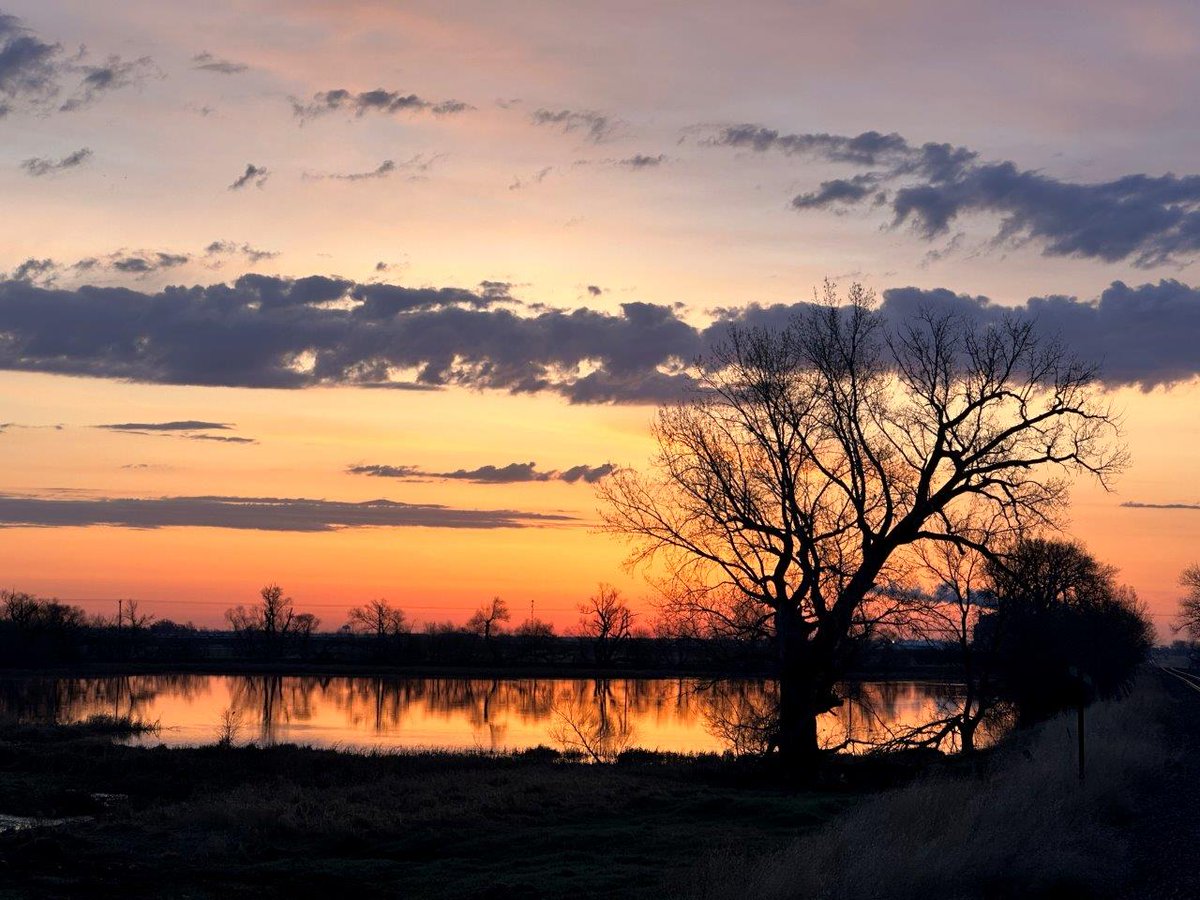DacotahPrairie's tweet photo. Good Morning Brown County!
#Sunrise #PrairieSunrise #BrownCountySD #AberdeenSD 
photo credit: Mike Scott, Brown County Landfill Manager https://t.co/okoCGwJtlB