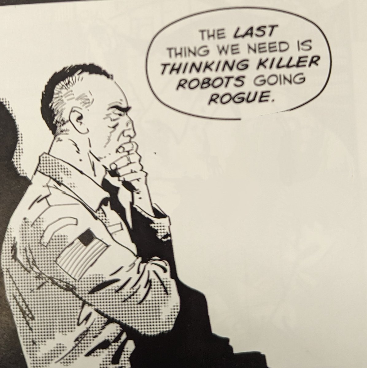 moffettml's tweet photo. Sage advice from the pages of Warbirds by Geoffrey D. Wessel &amp; Steve Parkhouse https://t.co/BKdnYwtC5w