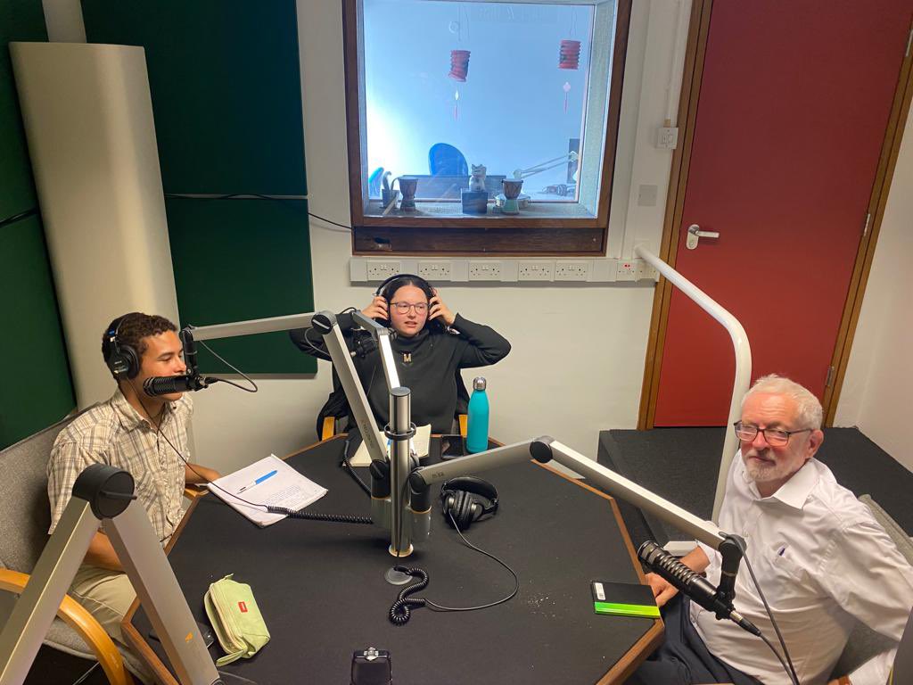soasspirit's tweet photo. We are pleased to announce that @jeremycorbyn is the guest on the third episode of our podcast, That’s The Spirit. We discussed a wide range of topics and are excited for you to hear it! Release date TBC. https://t.co/JbtrcvbuCn