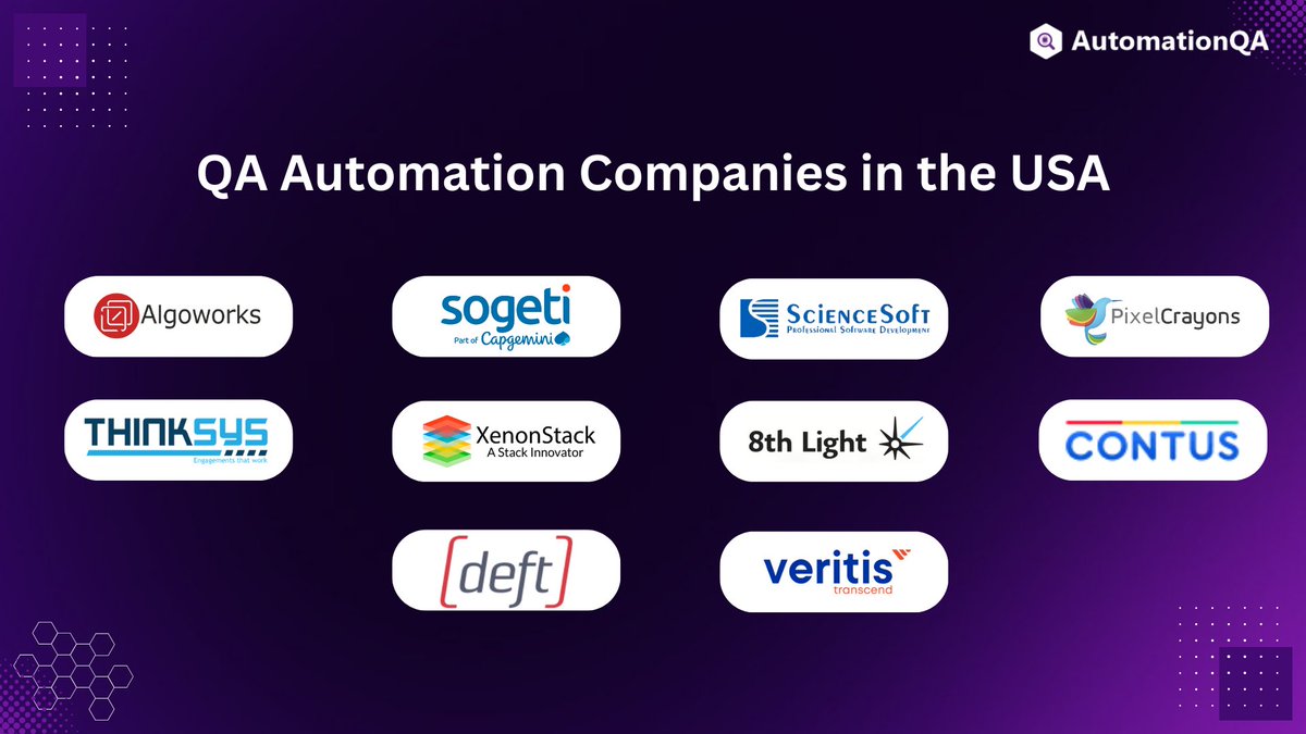 Want to streamline your #testing processes and increase efficiency?

Look no further than the top QA #Automation Companies in the USA.

Get reliable, accurate, and faster testing solutions from industry leaders.

automationqa.co/top-automation…

#QAAutomation #USA #TestingSolutions