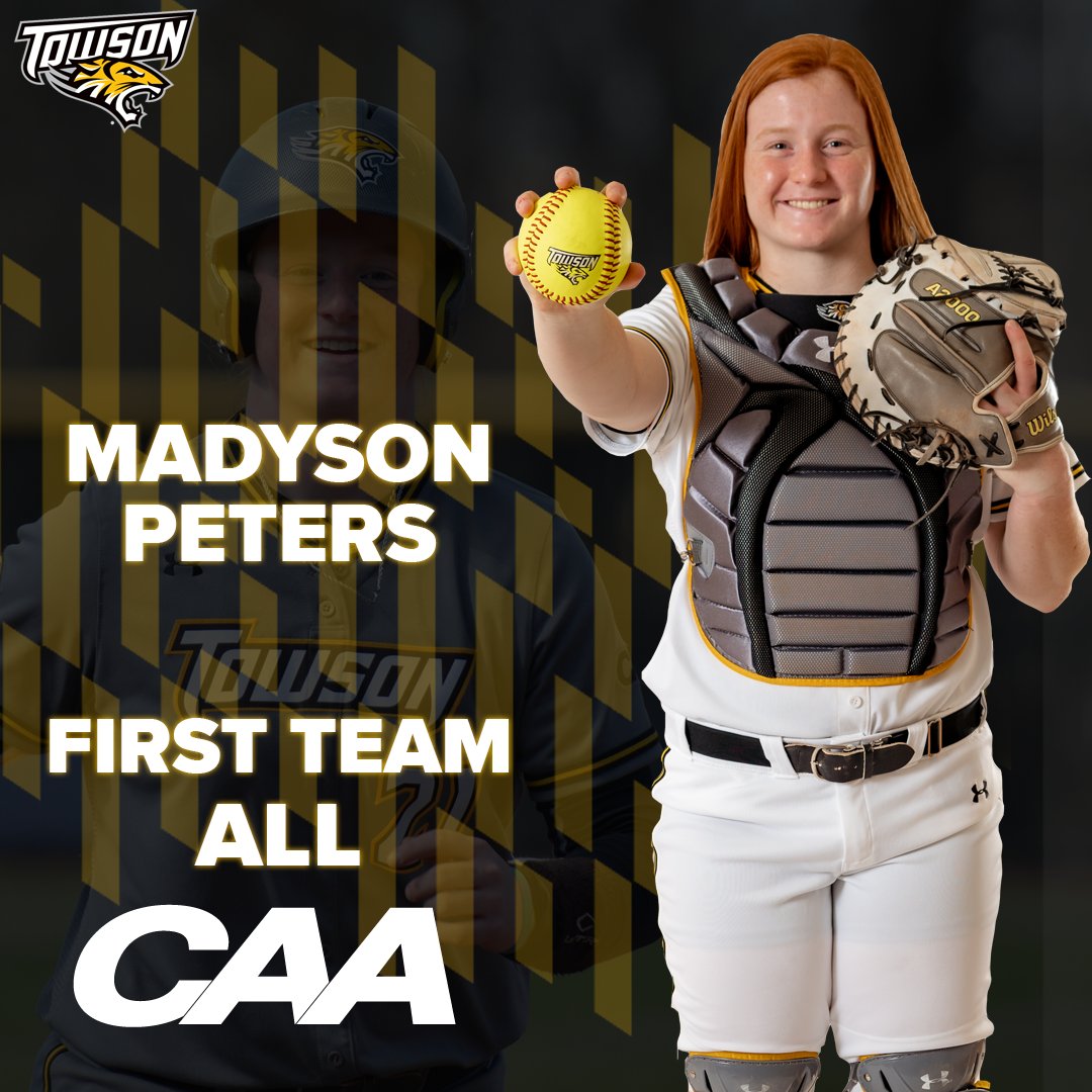 Finally the Tigers have three on the First Team All-CAA, tying the most in a season. Congrats to Madyson Peters, Mackenzie Lake and Addie Ferguson on being named to the first team!

#GohTigers | #UnitedWeRoar