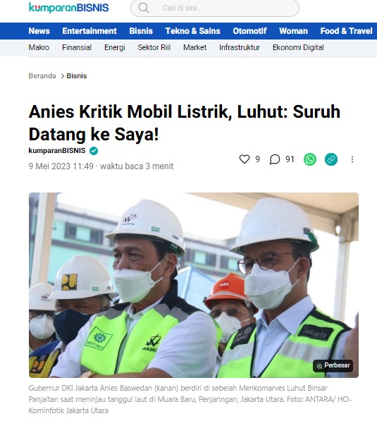 Munir_Timur's tweet image. Mari Dukung Anies. Dalam hal Subsidi EV (Electric Vehicle), Orientasinya ke trasportasi publik, Bukan angkutan pribadi

Pertama-tama, apakah tuan pikir ini Indonesia ini kerajaan? Indonesia negara demokrasi, siapapun boleh kritik, selagi itu terkait kebijakan. Tak ada cerita