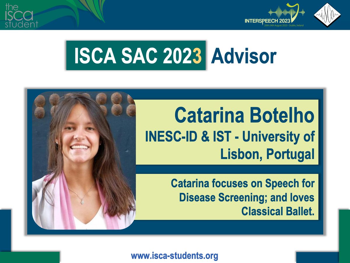 iscaSAC's tweet photo. 📢📢📢 We thanks our previous board members who are our advisors this year @mcbotelho, @fsepteixeira, @Usanter_Thomas. They are still active recording and interviewing great researchers for our #SpeechPitch podcast. 

🥁🥁Stay tuned for our new episode with prof. Roger KMoore🥁🥁 https://t.co/BtXMoCKLiU
