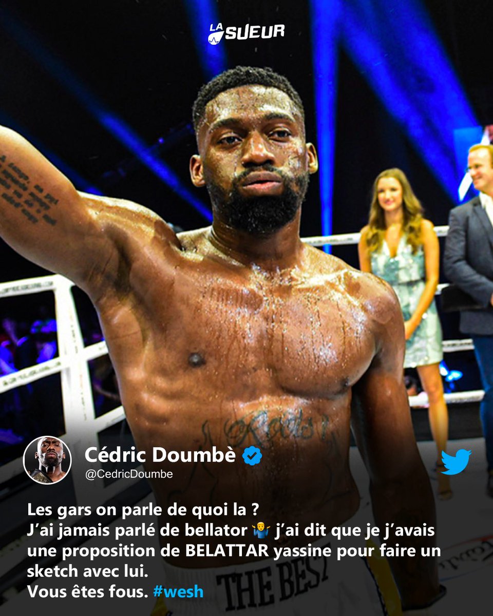 La Sueur on Twitter "La réponse de Cédric Doumbé… 😅"