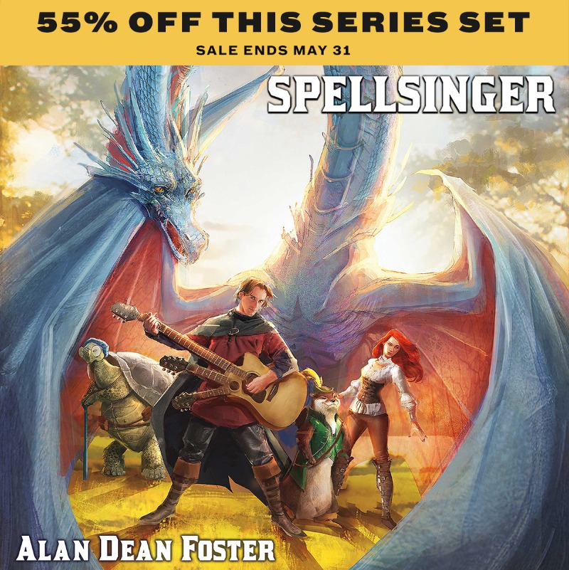 GraphicAudio's tweet photo. Snatched through a portal into a land of magic, a young musician must use a mysterious, multi-string duar to rescue the world into which he has fallen before he can return to his own. A world where animals are people and plunging ahead is the only way to survive. #spellsinger