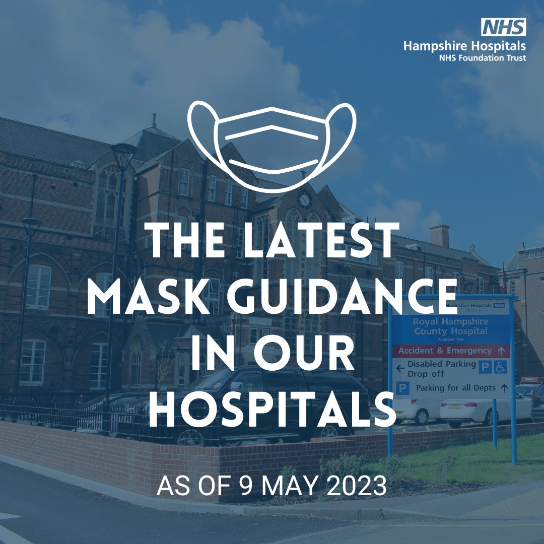 HHFTnhs's tweet photo. As of today, mask-wearing will no longer be mandatory in our hospitals. The decision to wear a mask will be personal choice, except in certain circumstances. Surgical facemasks will remain available across each site.

Read our visiting guidance here: https://t.co/uK9Qby6n9Z https://t.co/XnnoFEhl5O