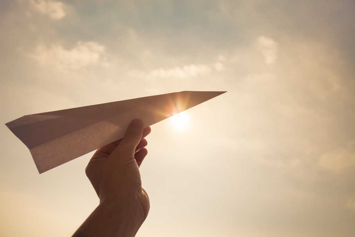 Today is National Paper Airplane Day. To celebrate, post a short video of a paper airplane you made below!