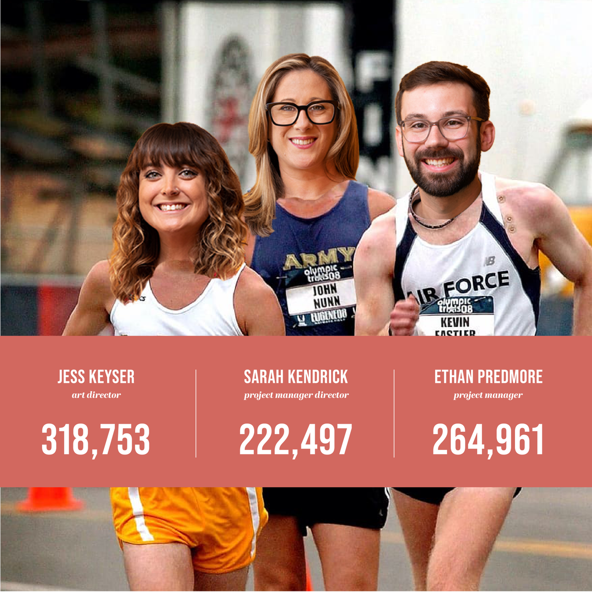 mock5 held a "step challenge" during the month of April to encourage mock5ers to take time during the work week to focus on their physical and mental health by moving their bodies and getting outside. Congratulations Jess, Sarah, and Ethan for recording the most steps!