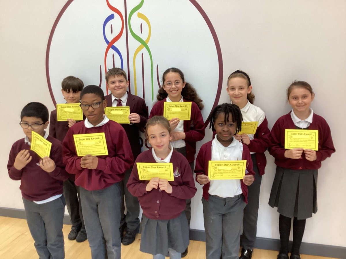 KHPschool's tweet photo. A big well done to our week two award winners. There was also lots of excitement when we spun the Reading Rocket Race Raffle wheel to reveal our winners for Spring Two! We love reading! https://t.co/hRTcS0G5hm