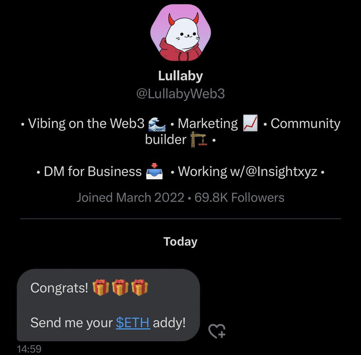 Airdropping some $ETH 🤝💰

ENGAGE for a SURPRISE DM 💌