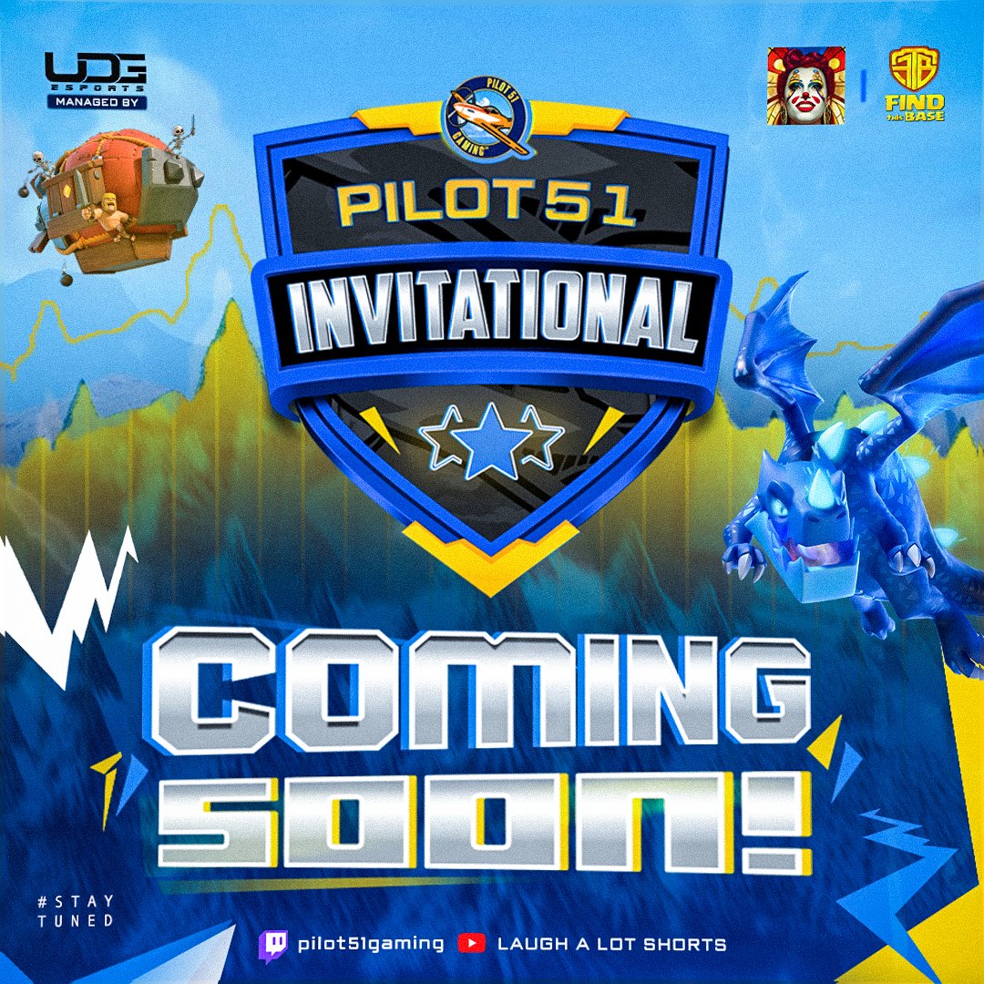 Attention all Clash of Clans players! The Pilot51 Invitational is on the horizon and about to take off!

Prepare to witness an epic battle of the best in the game. Stay tuned for more updates!

<a href="/esports_udg/">uDG Esports</a> <a href="/CoCEsports/">Clash of Clans Esports</a> #ClashEsports
