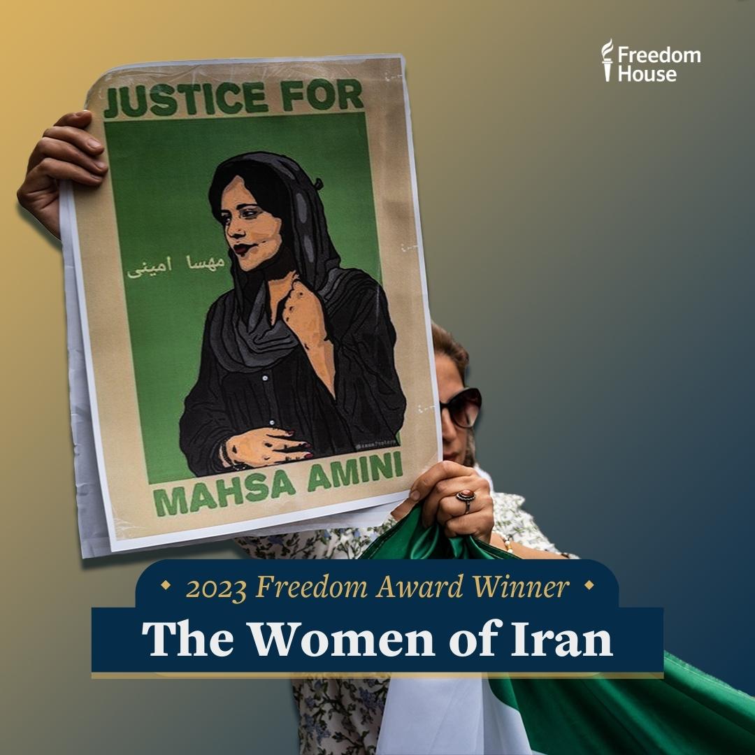 We are honored to present our 2023 #FreedomAward to <a href="/vkaramurza/">Vladimir Kara-Murza</a> and the Women of Iran!

We are inspired by their incredible bravery in the face of authoritarian injustice and persecution. #FreeKaraMurza #IranSolidarity

Full statement: freedomhouse.org/article/freedo…