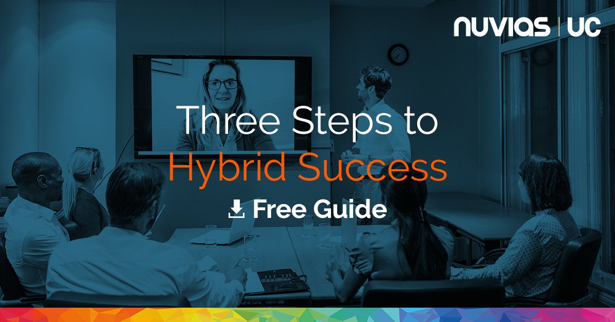 To understand how to advise your customers on the solution best suited to their #hybridworking environment, take a look at our ‘Three Steps to #Hybrid Success’ brochure. nuvias-uc.com/three-steps-to…

#Collaboration #UCDevices #UnifiedCommunications