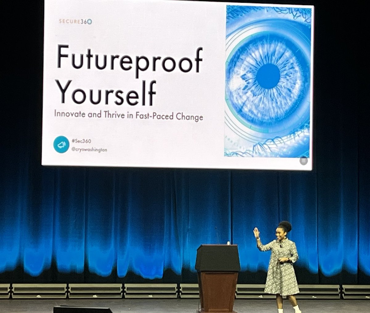 EDFusionLP's tweet photo. Excited to hear @cryswashington present at #Sec360 https://t.co/sQqM1tzCf4