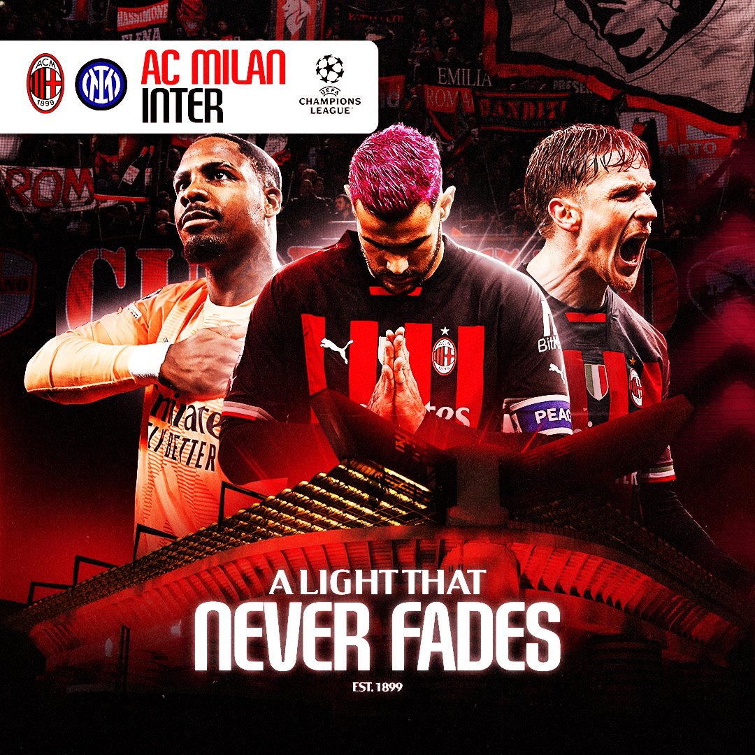 #MilanInter: a European derby of epic proportions 🌍🔝

#RednBlack #UCL #SempreMilan