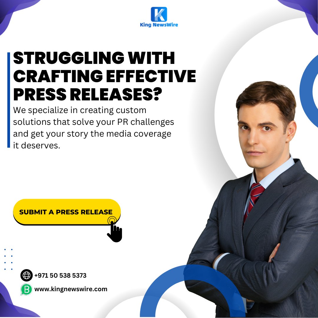 KingNewswire's tweet photo. Struggling with crafting effective press releases? Let us help you #PressRelease #PressReleaseRejected #kingnewswire #Crypto #blockchain #blockchainpressrelease #CryptoNews #Web3 #Metaverse #NFT #NFTCommuntiy #etherum #Bitcoin #businessgrowth #Trading https://t.co/d9A3f92SCB