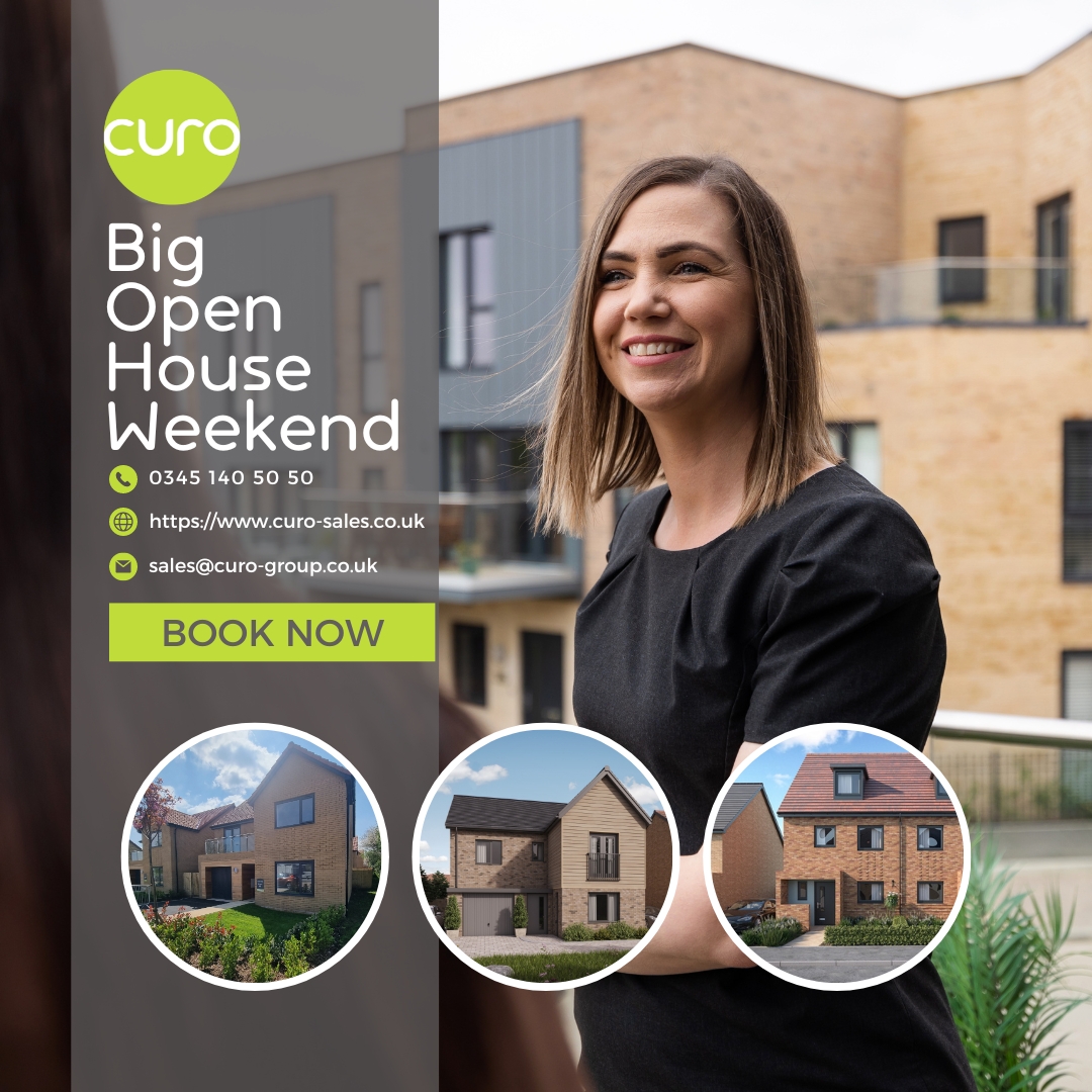 Curo_Sales's tweet photo. Keep your diaries free this weekend, as we are hosting our Big Open House Weekend🏡 

Prospective buyers will get the rare opportunity to look around not one but three of Curo’s properties, across two different developments.

Read all about it...https://t.co/mZjRiPN35k https://t.co/KMJisIKIne