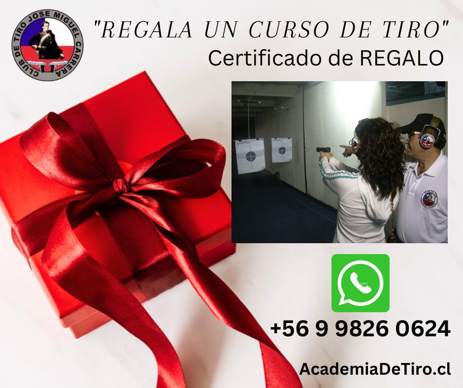 Regala un "Curso de Tiro Basico Báscio". RT
<a href="/mvacarezza/">Marcela Vacarezza E</a> #ContigoCHV Hot Sale Miente
AcademiaDeTiro.cl <a href="/BuenosDiasTVN/">Buenos Días a Todos</a> <a href="/tudia_13/">#TuDia13</a> #TuDia13