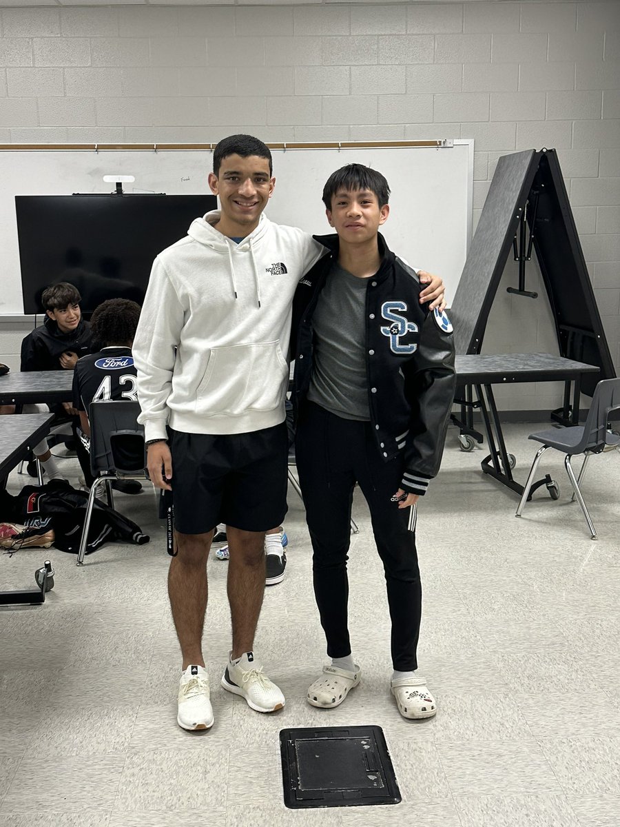 Congrats to letterman Andrew Tran on getting your jacket today! FINS UP!