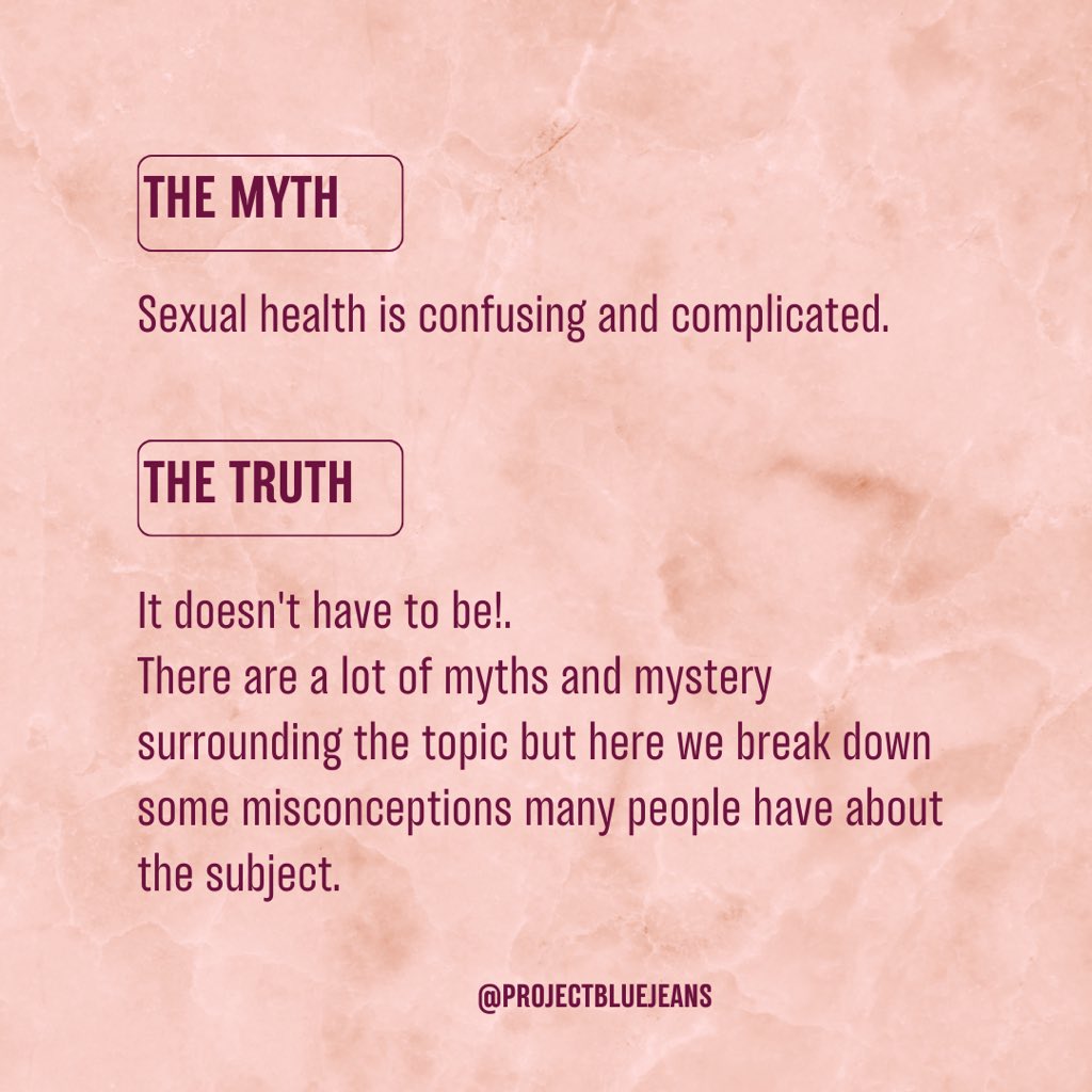 ProjectBlueJean's tweet photo. We are starting a new sexual health myth busting series. 

Being able to make informed decisions about your sexual health starts from understanding #srh.

#srhr #mythbusting https://t.co/q6mvMYxmz7