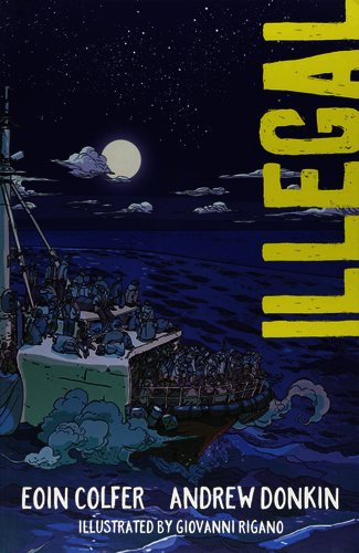 Our current Book Club selection <a href="/JSECLibrary/">JSEC School Library</a> Illegal by Eoin Colfer and Andrew Donkin.  Compelling story and art.