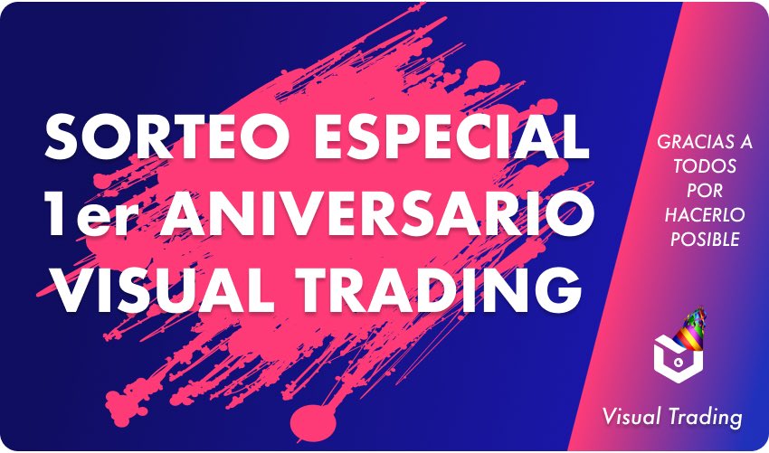 VisualTrading_'s tweet photo. [ SORTEO ESPECIAL 1ER ANIVERSARIO ]

Una cuenta trimestral gratuita por cada 50 interacciones en este tweet entre todos los que hagáis:

RT 🔁, Like ❤️ y Follow 🤝🏼

Y como estamos de celebración, os dejo en Discord nuestro último Notion de estrategias SMC/#ICT entra a por el!! ⤵️ https://t.co/SFsjtdHnYA