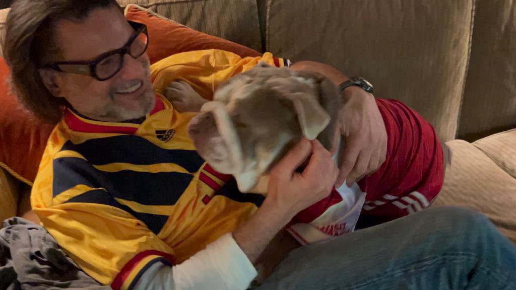 JJ was as delighted as I was by our Sunday win over Newcastle. There’s still hope for the title yet! <a href="/Arsenal/">Arsenal</a> #AFC #NEWARS