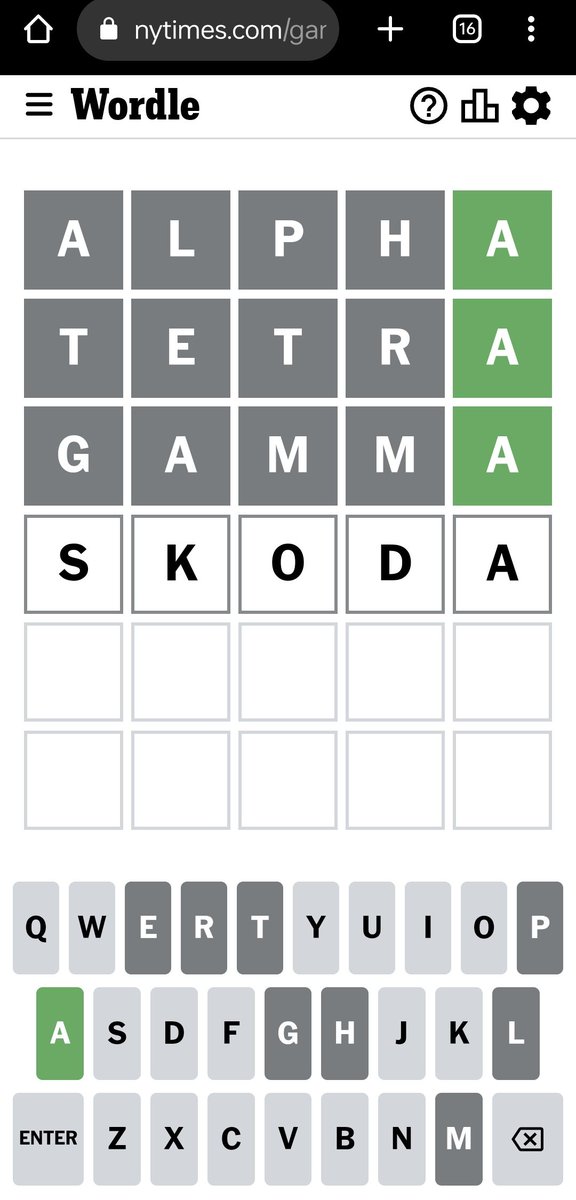 deep7sh's tweet image. #wordleAnswer
#NYT