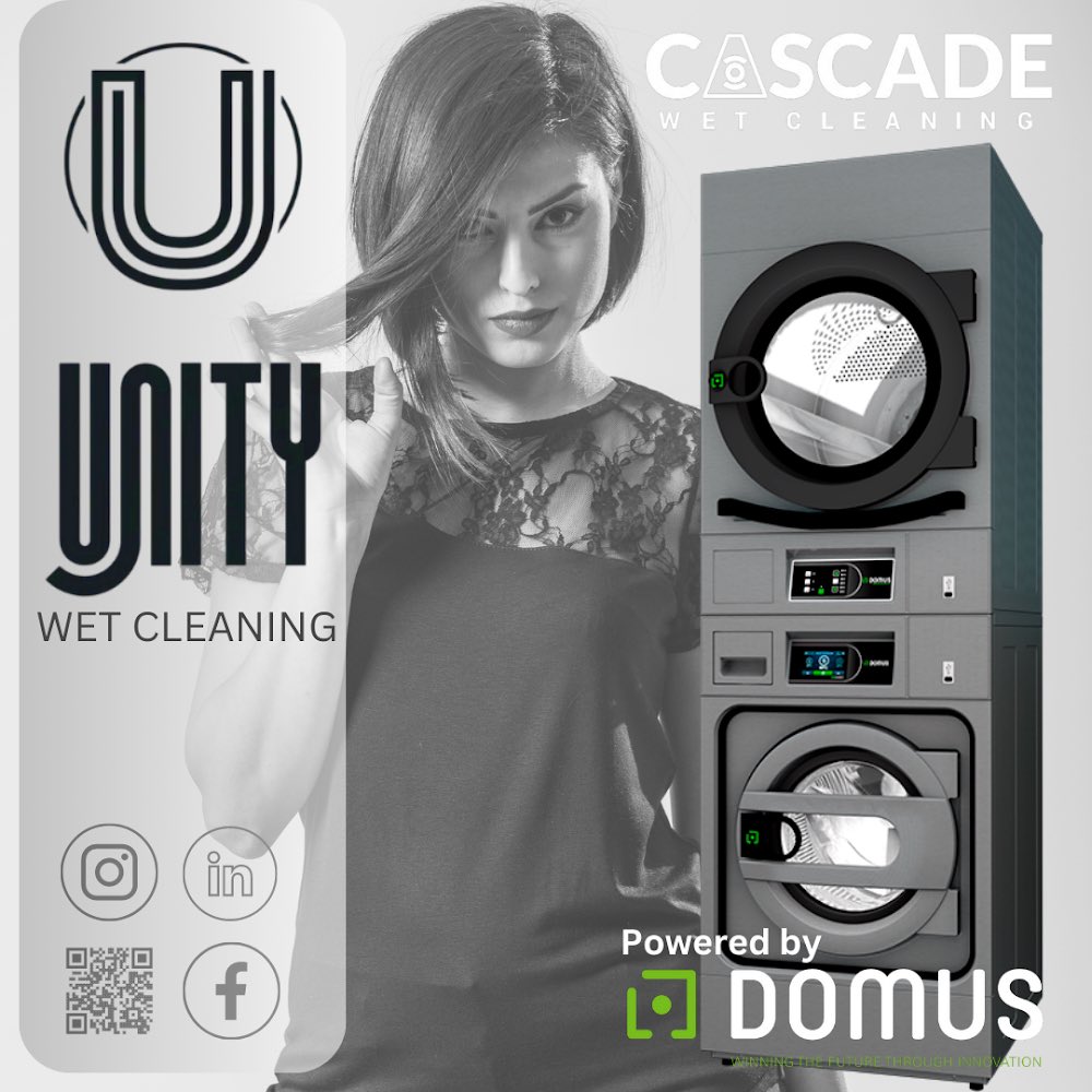 #ecofriendly #energyefficiency #wetcleaning from UNITY…. Take a look at our CASCADE solution for #drycleaners #laundry #uk #drycleaning