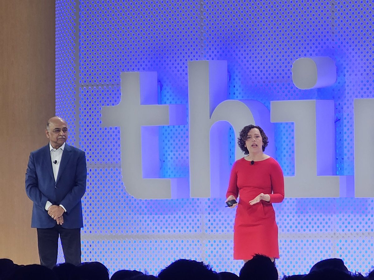 Innovation in automation was on the mainstage at #Think2023! 

<a href="/kaetepiccirilli/">Kaete Piccirilli</a> and <a href="/ArvindKrishna/">Arvind Krishna</a> demonstrated how <a href="/RedHat/">Red Hat</a> <a href="/ansible/">Red Hat Ansible</a> and <a href="/IBM/">IBM</a> are driving greater efficiency in code development with IBM Watson Code Assistant. 

Read about what's next: ibm.co/3VP293i