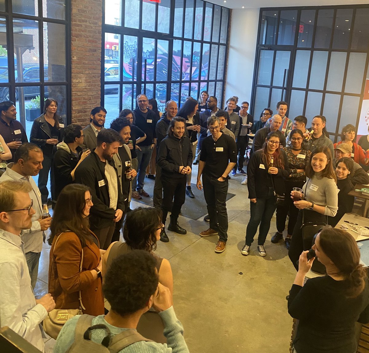 BIOTECHXYZ's tweet photo. On May 2nd we co-hosted a biotech-flavored #happyhour at @genspacenyc on May 2nd with, @kaleidoscopebio, @ColumbiaVC!
#biotechXYZ #catalyzingbiotech #biotech #businesstobiotech #leadership https://t.co/mKKrNLveZT