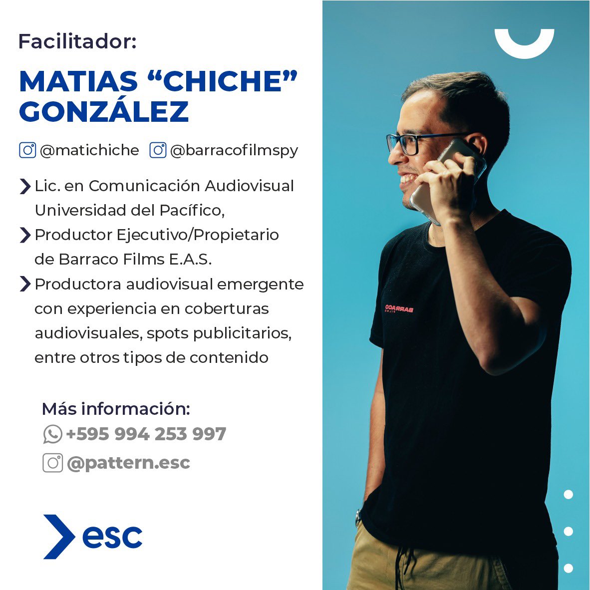 Hola amigos, el 20/05 estoy dando este workshop sobre presupuestos en el audiovisual con info mega útil para gente del rubro, agencias, marketing etc :) 

Va toda la info y si me ayudan con un RT genial así se extiende la invi 🙌🏽🧡