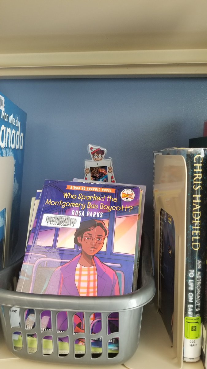 MsAlexa2's tweet photo. Will @HolyCrossOCSB Huskies be able to help Waldo find all 18 of his overdue library books? 
🔍👀 https://t.co/tHFMZh56lg