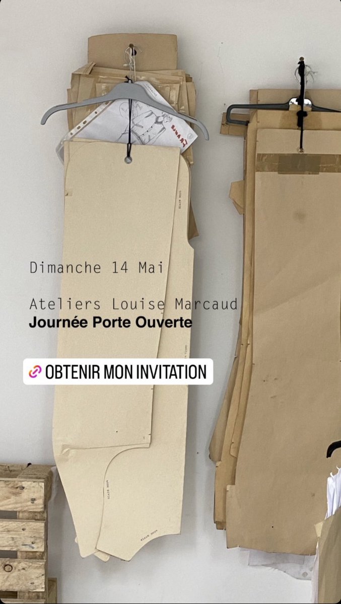 MarcaudLouise's tweet photo. Nous organisons une journée portes ouvertes aux ateliers de Louise Marcaud le dimanche 14 Mai à partir de 13h00 jusqu’à 19h00, visite, goûter et essayages seront au rendez-vous, n’hésitez pas à partager et à venir ! 
Pour vous inscrire : https://t.co/VYpi4EoQgp… https://t.co/KWfuBfnD1b