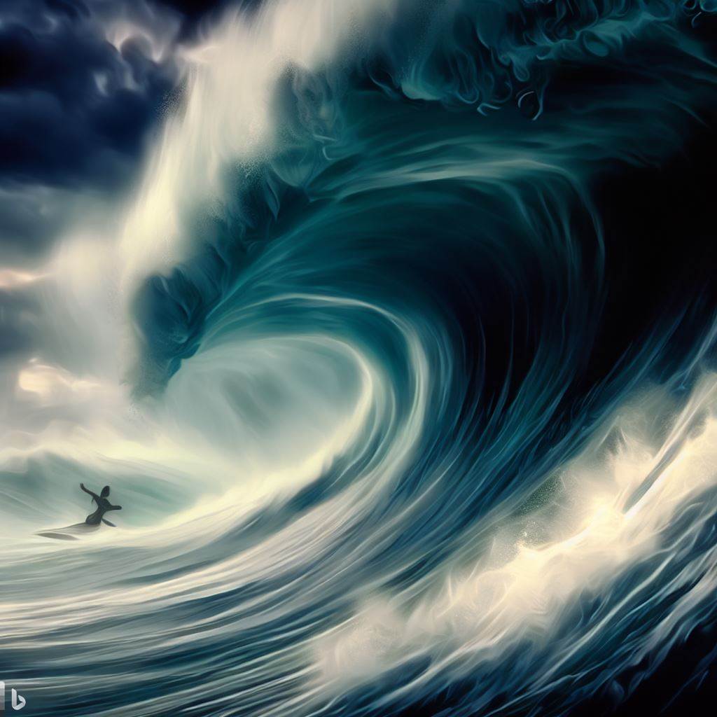 Predator5861's tweet photo. @icreatelife High wave, surfer in storm, high definition, https://t.co/PKZd4fJiiG