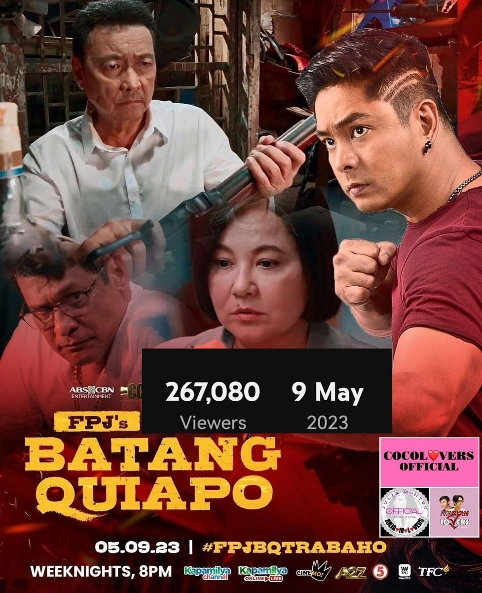 graciapearl's tweet photo. MARAMING SALAMAT PO!!!
#FPJBQTrabaho
May 9 Martes
#Youtube
#ConcurrentViews
#FPJsBatangQuiapo
@JuliaMLoversOFC
@Cocolovers_
@MinnajKiffie
Collage Credit :
@dreamscapeph https://t.co/2RiliYBq3p