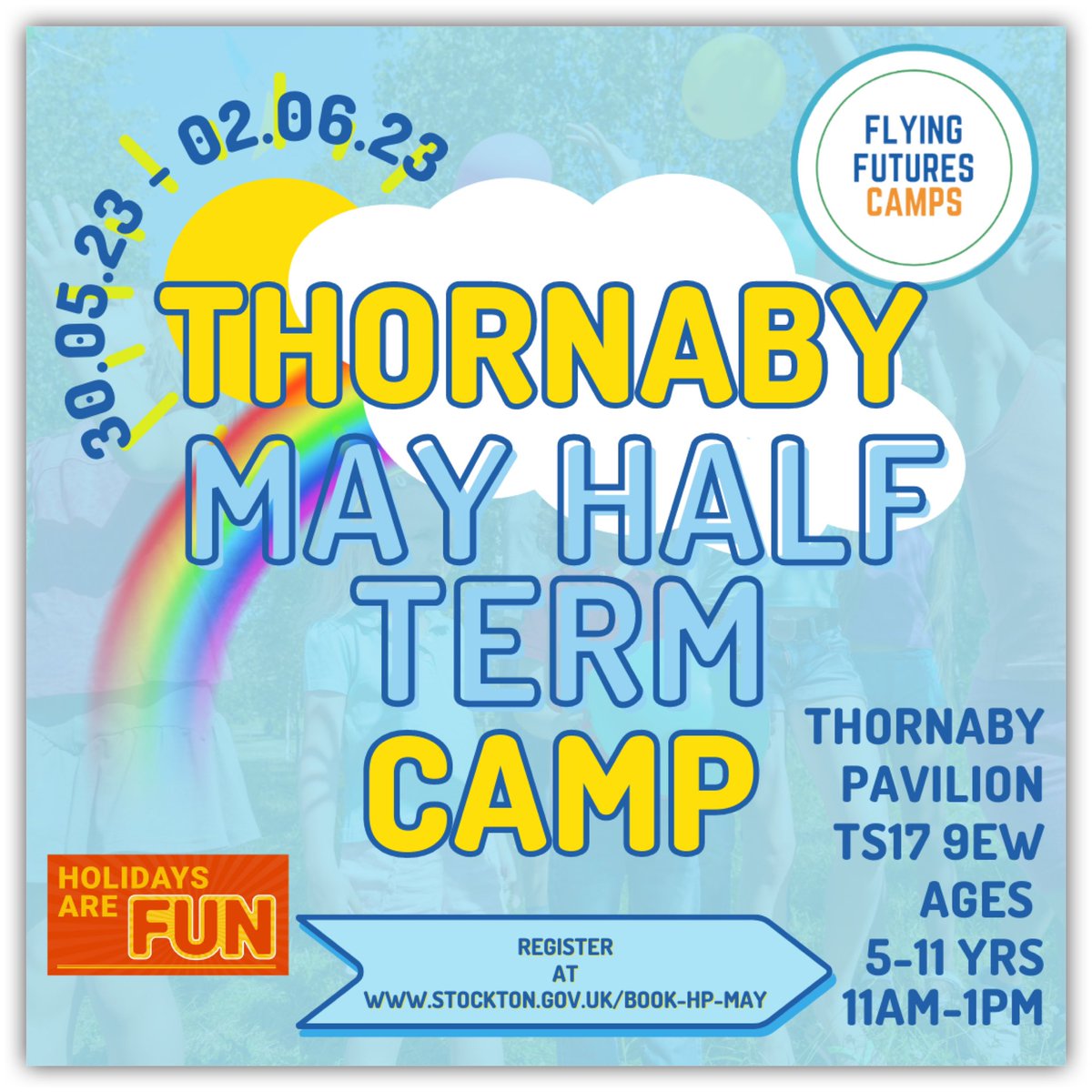 FlyingFutures's tweet photo. We have a programme coming up for the May Half Term in Thornaby 🙌🏽

📍Thornaby Pavilion, TS179EW
📆 30.05.23 - 02.06.23 
⏰ 11am - 1pm 
 ⭐️For Ages 5-11 years 

For more details and to book, head to 

https://t.co/LZ5zkelLBe

#thornaby #flyingfutures #mayhalfterm #stocktonontees https://t.co/9V7M6b9tB3