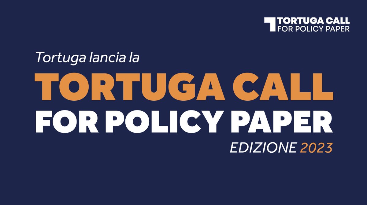 farmillei's tweet photo. Tortuga ha lanciato un progetto fighissimo: un call per policy papers rivolta a dottorandi, studenti e lavoratori di centri studi, istituzioni, consulenze. Per la prima selezione basta inviare un abstract di 1500 caratteri entro il 15 giugno. Facile no? https://t.co/YcLNjbIHaw https://t.co/IKPjI01G99
