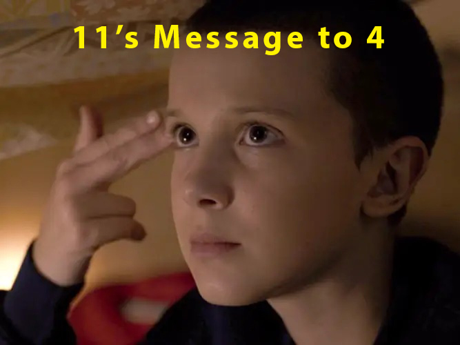 ElevenEth_'s tweet photo. #ELEVEN has a message to #FOUR 

#eth #airdrop #memes https://t.co/DsmPpioXLz