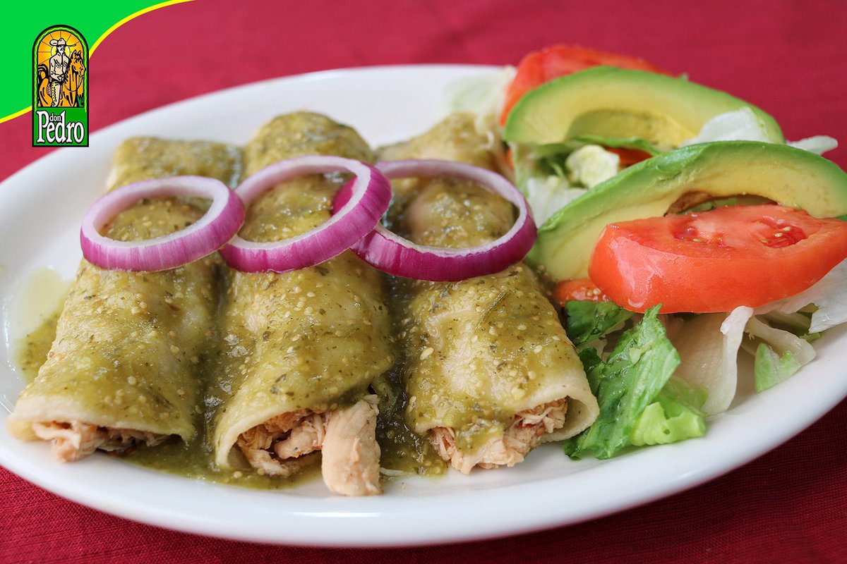 donpedrotx's tweet photo. Yes, it tastes as good as it looks. 
Come in and try our Green Enchiladas Plate, you won't regret it! 😋

#DonPedro #SouthSideSanAntonio #DonPedroTx #MexicanRestaurant https://t.co/ovk8nQOix6