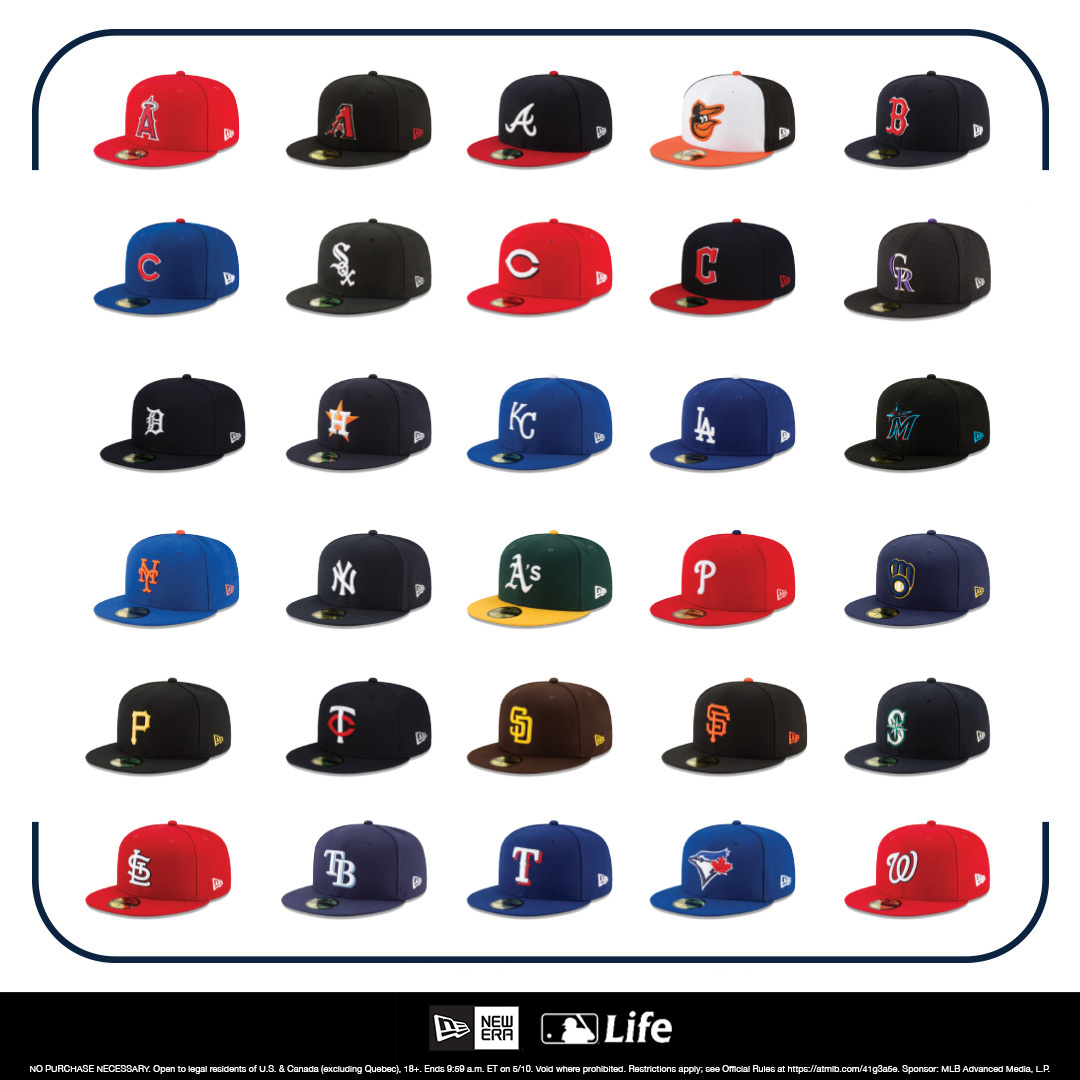 MLB Life on X: 🚨YOU COULD WIN EVERY CAP YOU SEE BELOW 🚨 Retweet and  follow @MLBLife to enter for a chance to win these caps from all 30 MLB  teams #59FIFTYDay