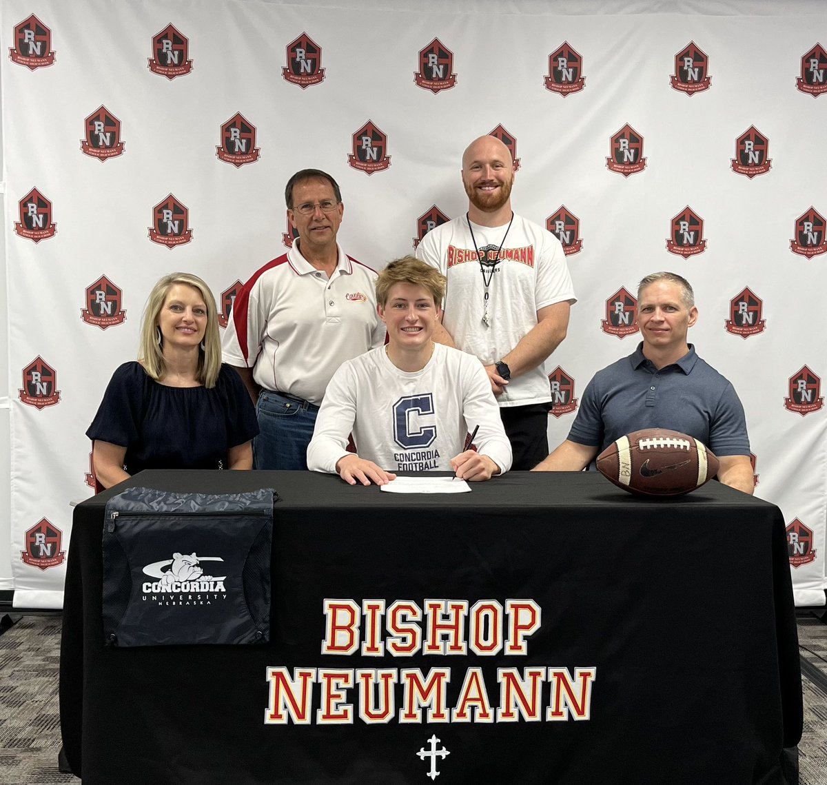 ✨Neumann Valor✨ (@neumanncavs) on Twitter photo Congratulations to <a href="/calvin_sassyman/">Calvin Sassaman</a> who signed his letter of intent to continue his athletic and academic career at Concordia University. #NeumannProud #MadeforMore #RollCavs Congratulations to <a href="/calvin_sassyman/">Calvin Sassaman</a> who signed his letter of intent to continue his athletic and academic career at Concordia University. #NeumannProud #MadeforMore #RollCavs