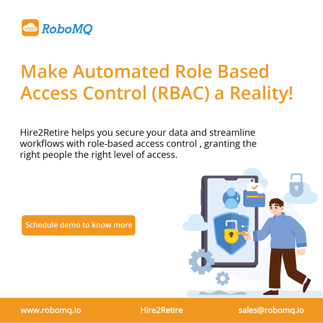 robomq's tweet image. Manually mapping role-based access can prove to be a tiring job. Seamlessly automate the Identity management process with the no-code integration product, Hire2Retire.
#RBAC #HRIStoAD #systemintegration #Hire2Retire #automation #employeelifecycleautomation
