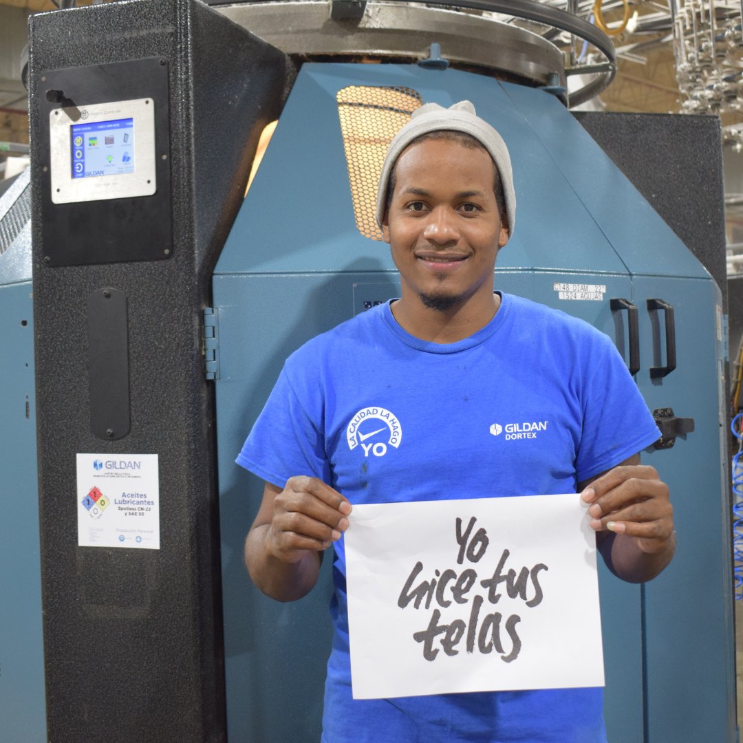 Gildan on Twitter "Meet Rafael, one of our textile operators in the